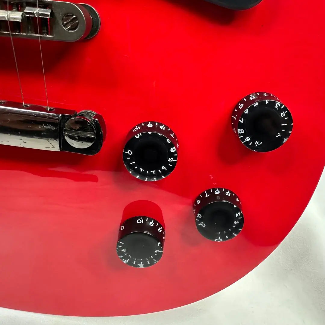 Maison Les Paul Electric Guitar Red Mason Red