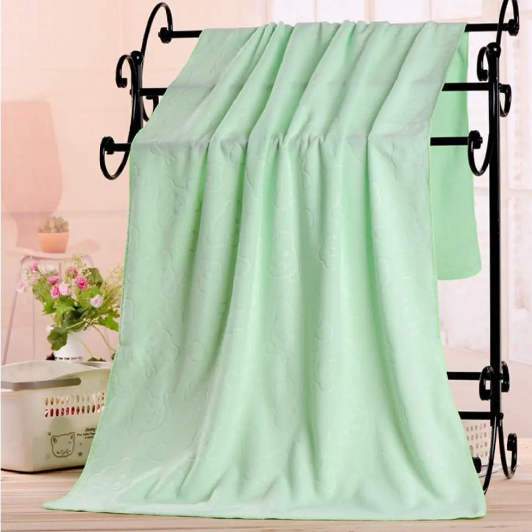 ⭐︎Very popular⭐︎Bath towel Large size Microfiber Quick-drying Pool 5 pieces Lightweight