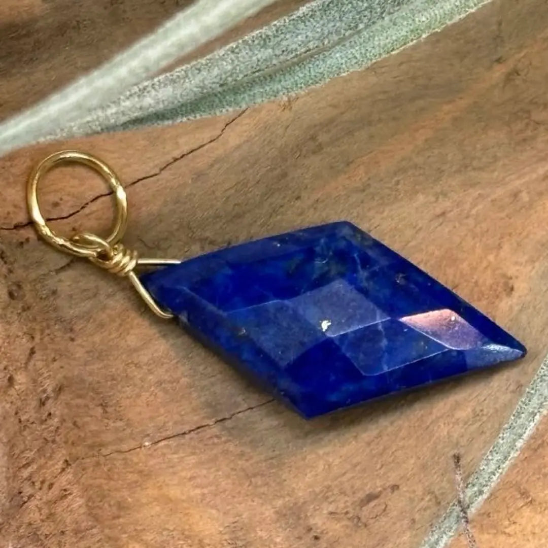 Lapis Lazuli Amulet Pendant Top | ラピスラズリの御守りペンダントトップ