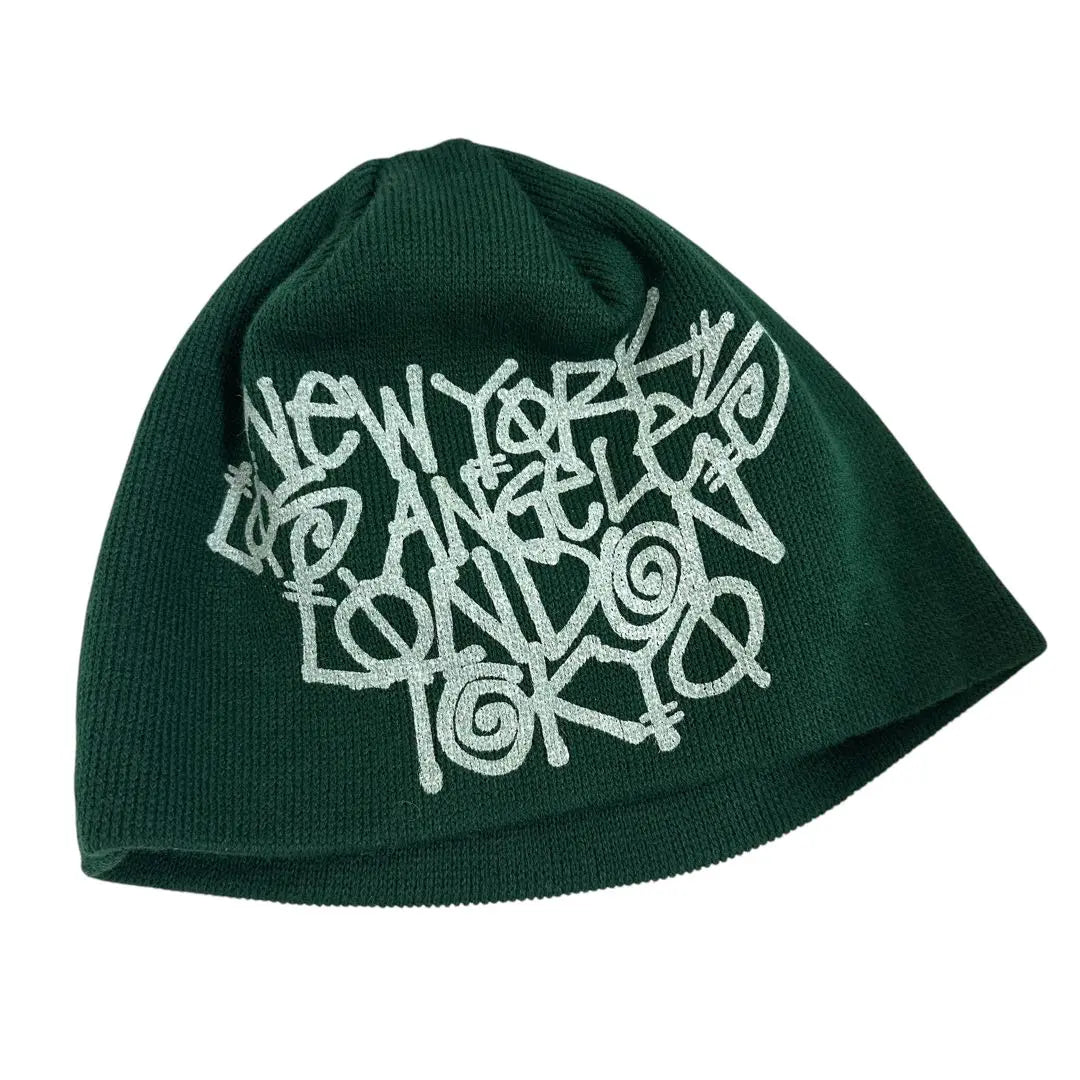 Rare OLD STUSSY00s/WORLD TOUR/Knitted cap Knitted cap