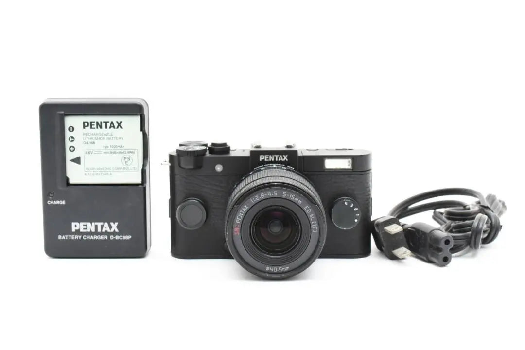 PENTAX Q-S1 negra y SMC 5-15 mm f/2,8-4,5