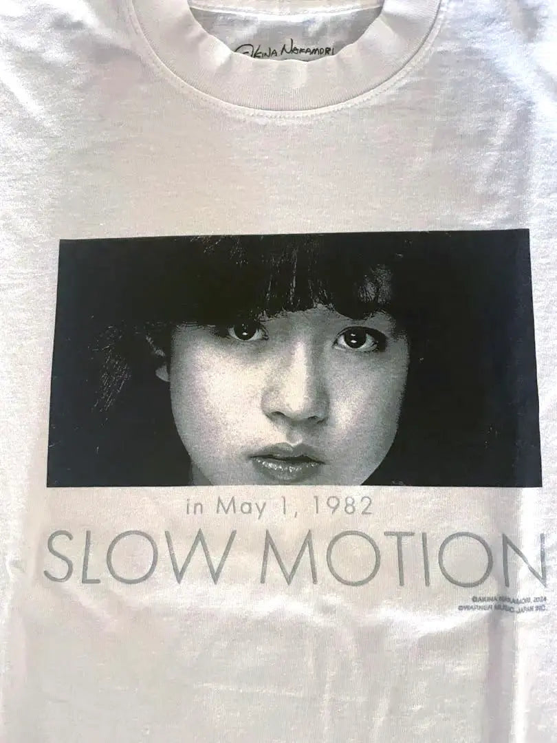 Nakamori Akina slow motion t-shirt zozovilla size L