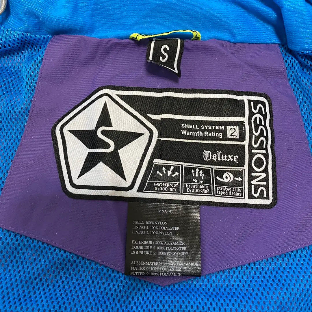 Sessions Sessions Skiwear Purple/Blue Translation Snowboard Wear S