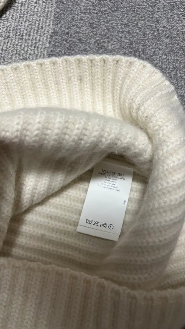 BEAUTY&YOUTH Crew Neck Knit HCASHMERE RIB