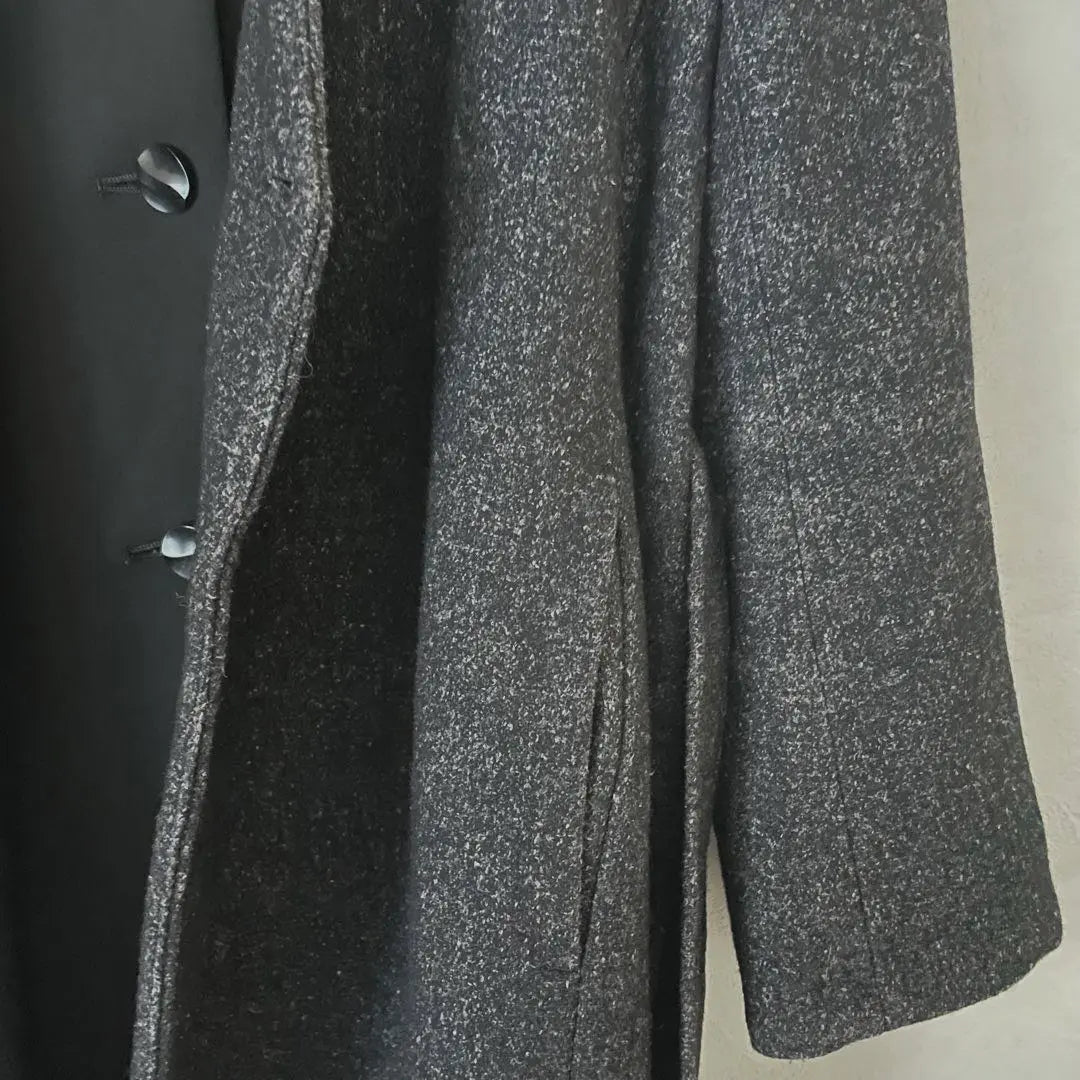 Lucriril Rukkilill No Color Wool Coat Free Size | ルッキリル　rukkilill ノーカラー ウールコート フリーサイズ