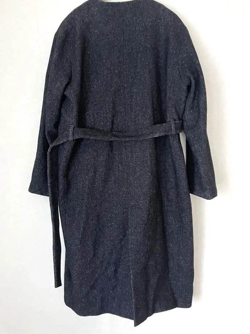 Lucriril Rukkilill No Color Wool Coat Free Size | ルッキリル　rukkilill ノーカラー ウールコート フリーサイズ