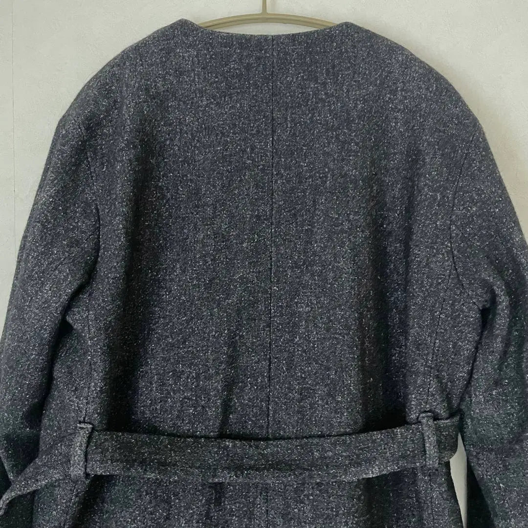 Lucriril Rukkilill No Color Wool Coat Free Size | ルッキリル　rukkilill ノーカラー ウールコート フリーサイズ