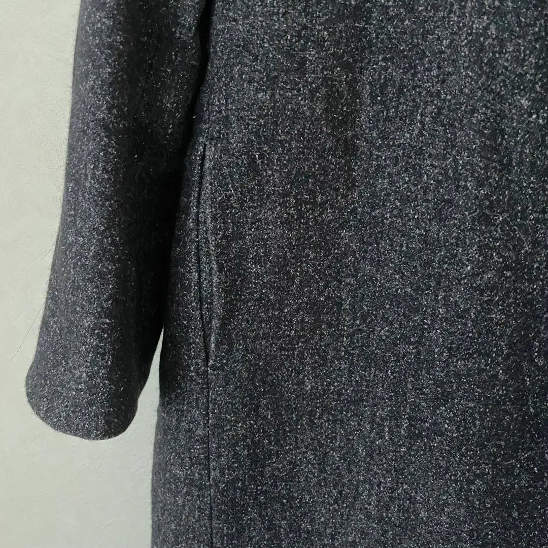 Lucriril Rukkilill No Color Wool Coat Free Size | ルッキリル　rukkilill ノーカラー ウールコート フリーサイズ