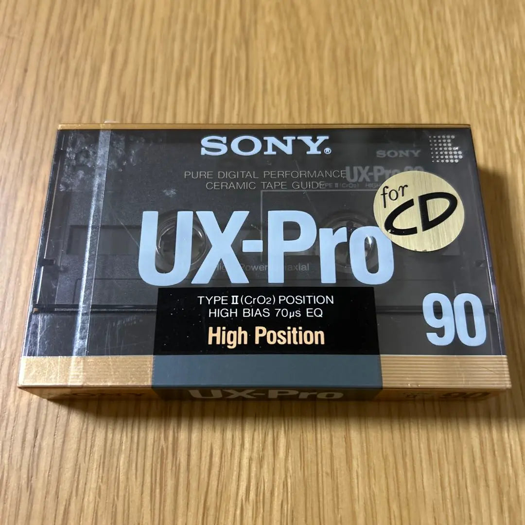 Unopened SONY UX-Pro 90-minute cassette tape | 未開封　SONY UX-Pro 90分カセットテープ