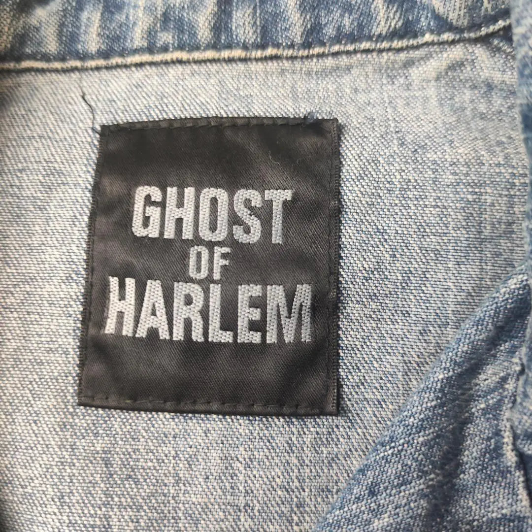 [Ghost of Harem Denim Jacket Riders Double Blue F]