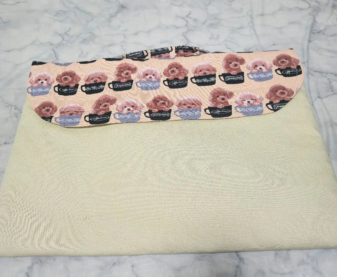 Funda de capucha para prevención de desastres, para perro, caniche, taza, color beige y marrón