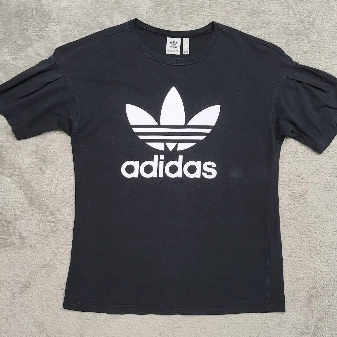 adidas sleeve design t-shirt M black logo