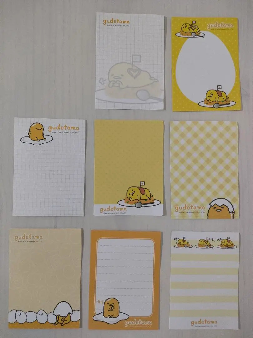 Only one item! Only for Taiwan ☆ Gudetama Notepad, Brand new, unused, 1 book, 130 rose memos