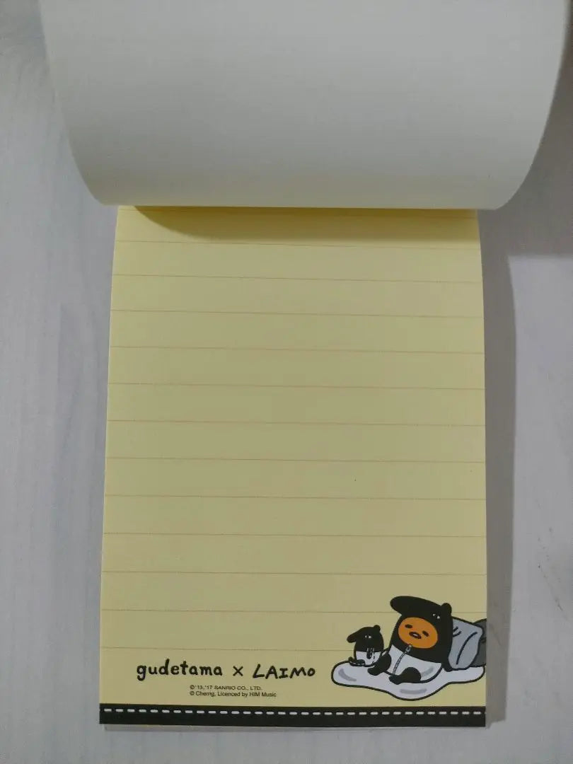 Only one item! Only for Taiwan ☆ Gudetama Notepad, Brand new, unused, 1 book, 130 rose memos