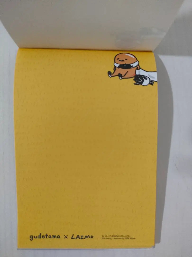 Only one item! Only for Taiwan ☆ Gudetama Notepad, Brand new, unused, 1 book, 130 rose memos