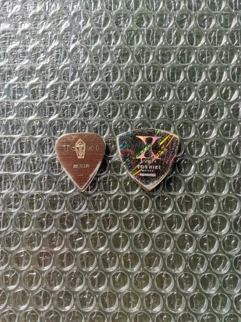 X JAPAN Pick Set de 2 artículos usados ​​Viene con un estuche como regalo