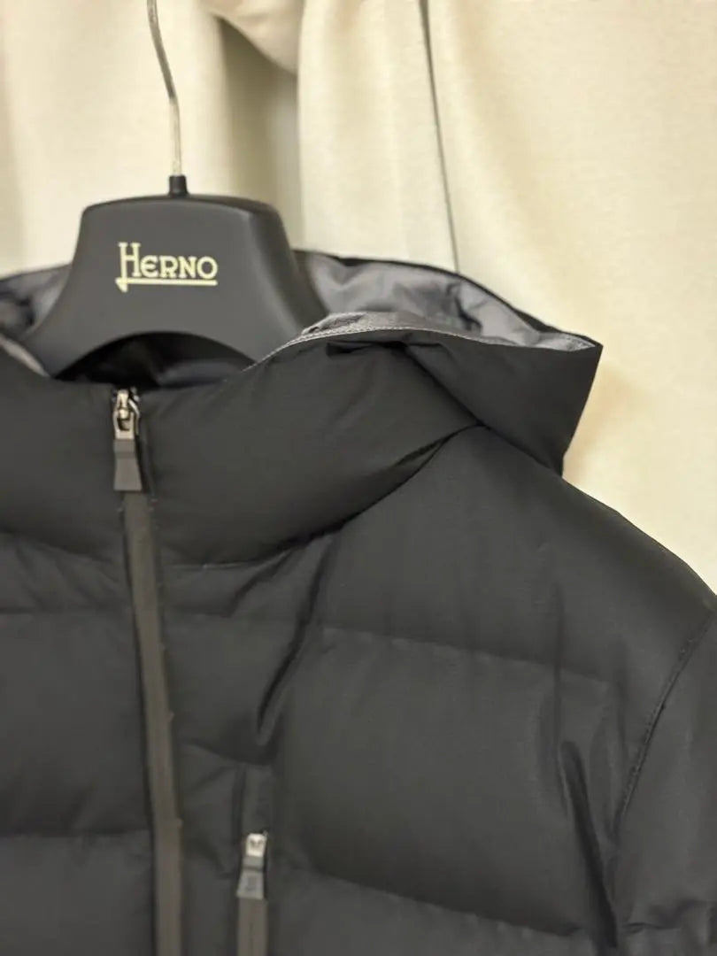 HERNO Laminar Impact Bomber Down Jacket Size 46