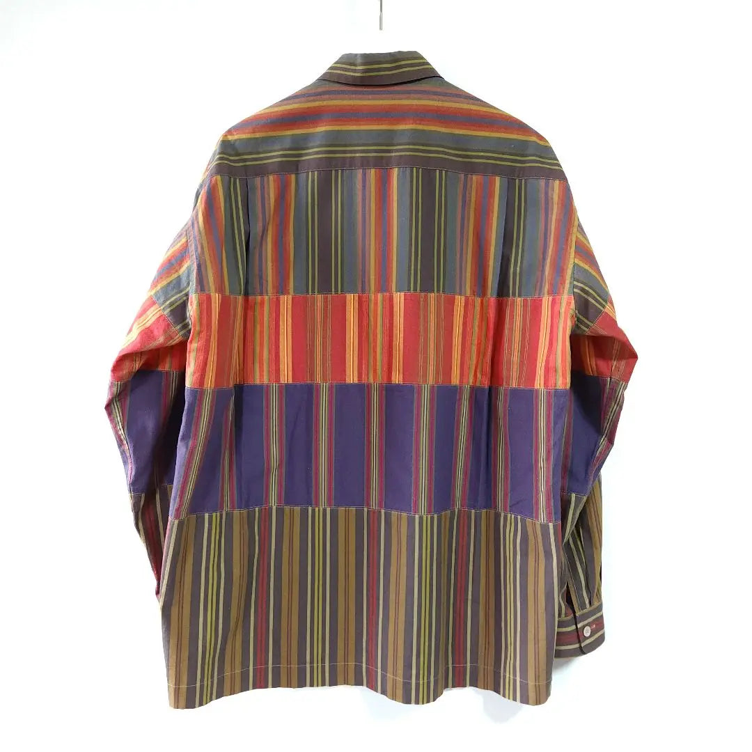 Camisa de patchwork 92aw ISSEY MIYAKE HOMBRE