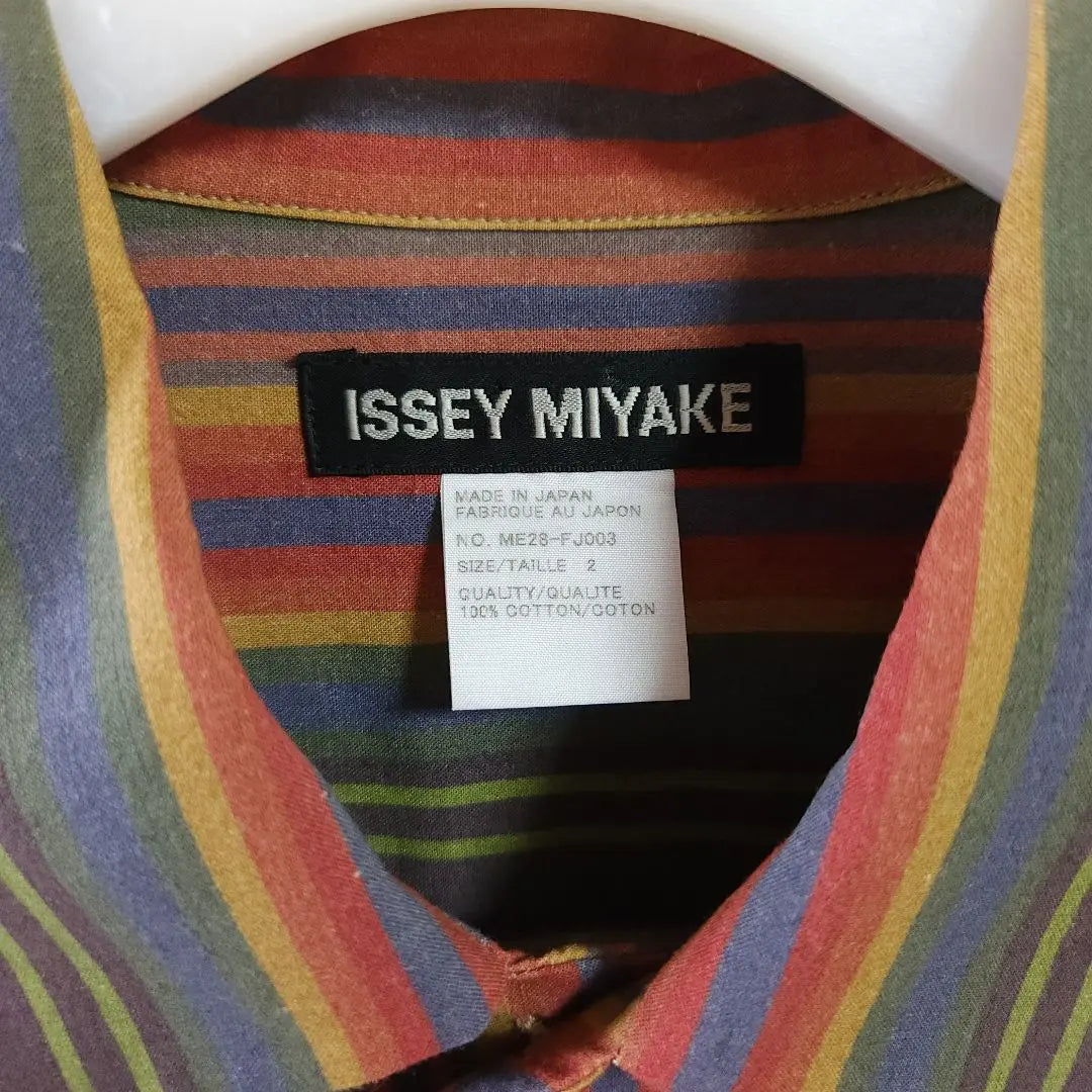 Camisa de patchwork 92aw ISSEY MIYAKE HOMBRE