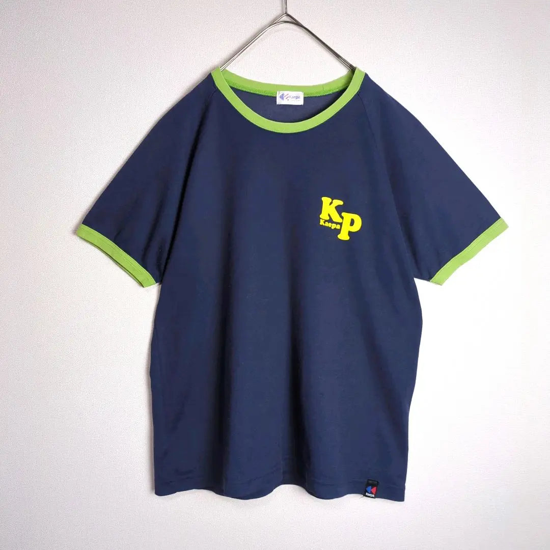 Ringer T -shirt L Raglance Caypa Yuru Dowel Vintage Navy -colored clothing | リンガーTシャツ L ラグランス ケイパ ゆるダボ ヴィンテージ 紺色系 古着