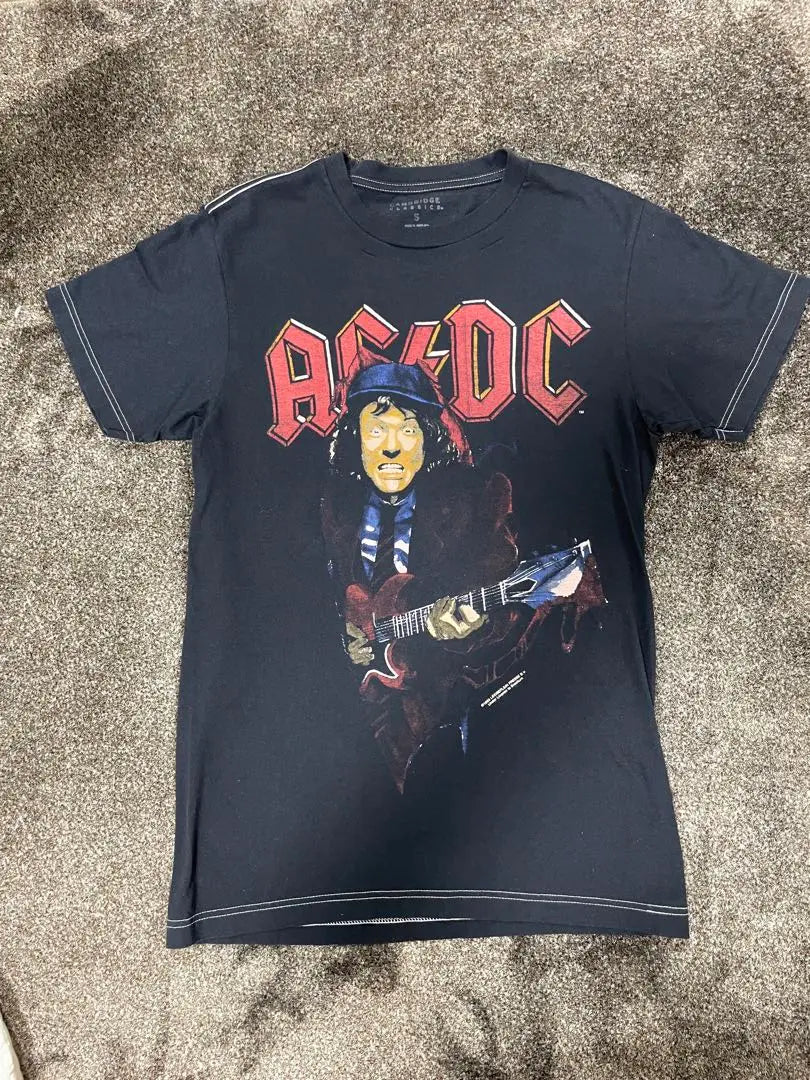 [Camiseta Geki Rare 90's Band AC/DC negra | 【激レア 90'S バンドTシャツ AC/DC ブラック