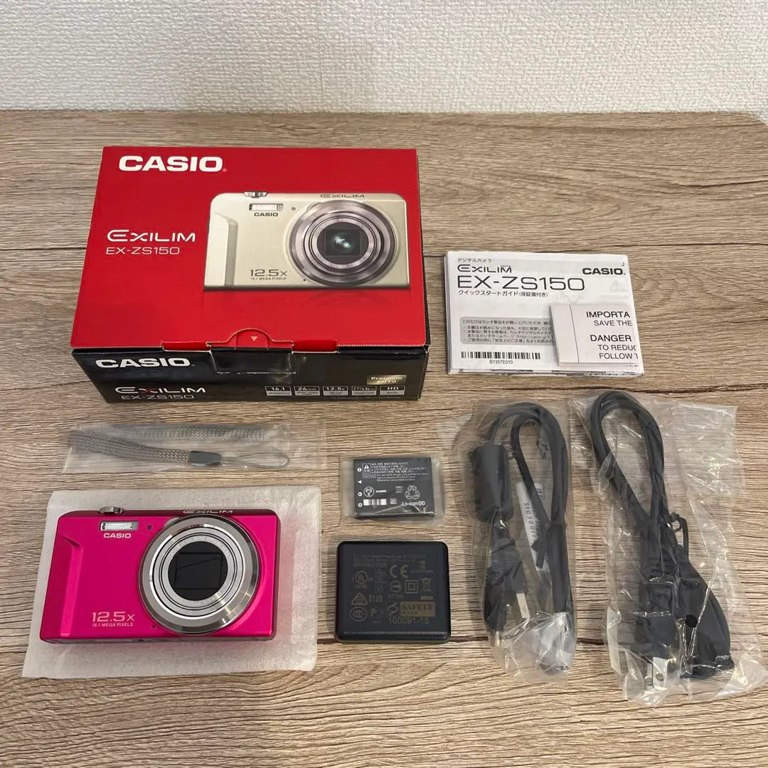 1709 CASIO EXILIM EX-ZS150 ピンク New product not used