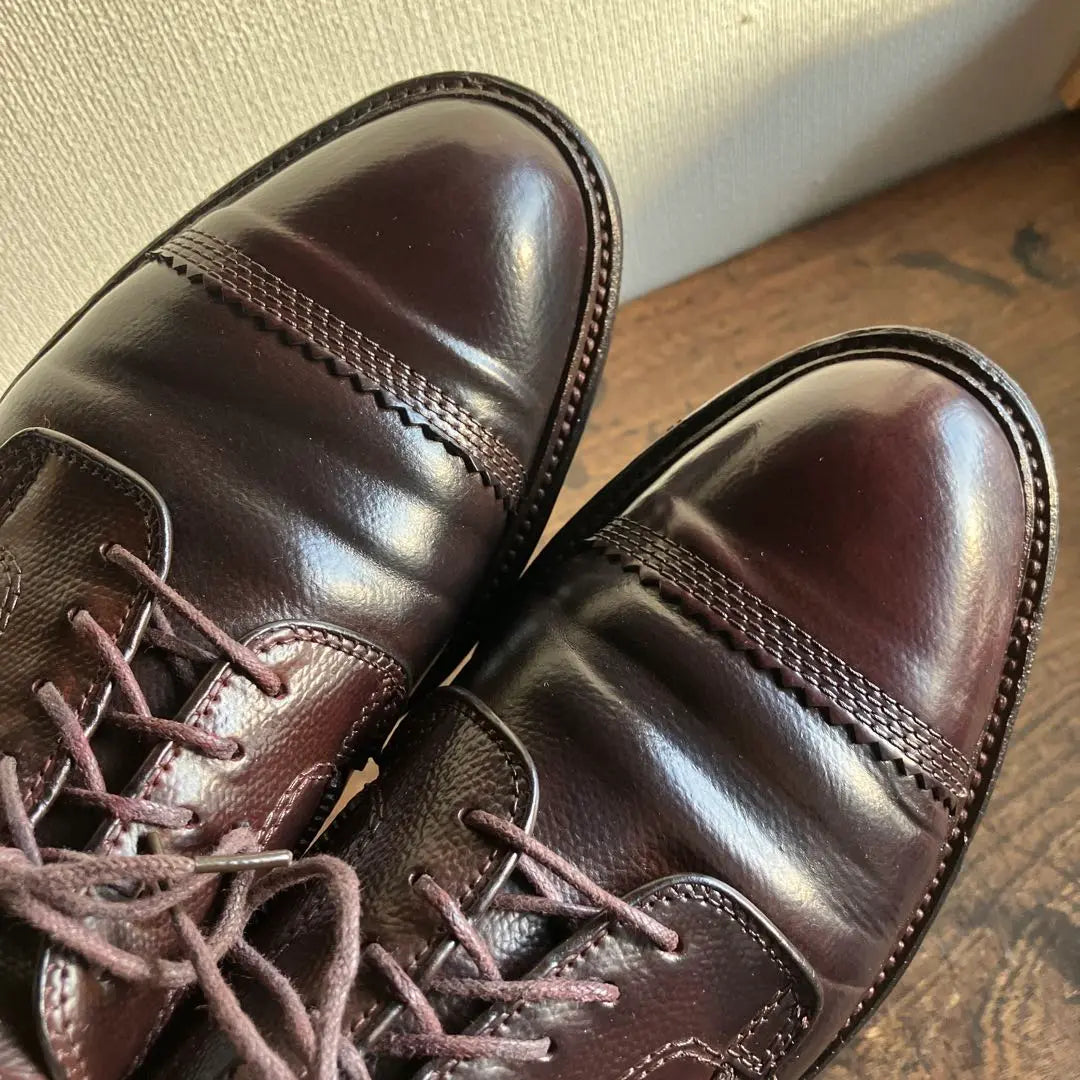 Special order rare embossed cordovan Alden