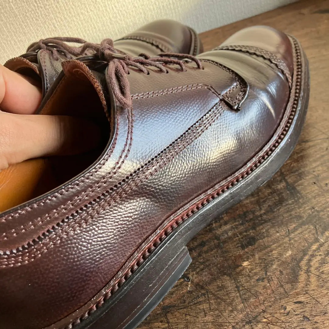 Special order rare embossed cordovan Alden