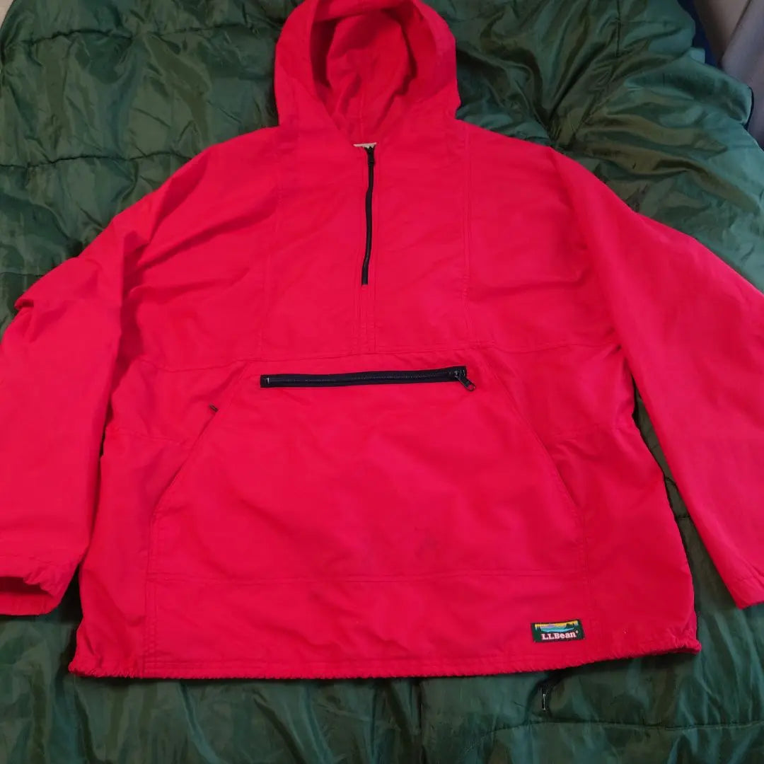 LLBean 90s USA hizo parka anorak de nailon