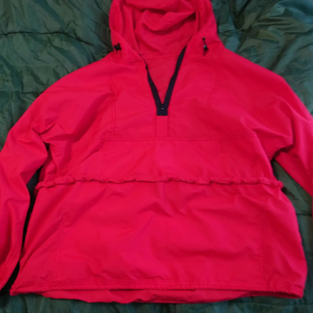 LLBean 90s USA hizo parka anorak de nailon