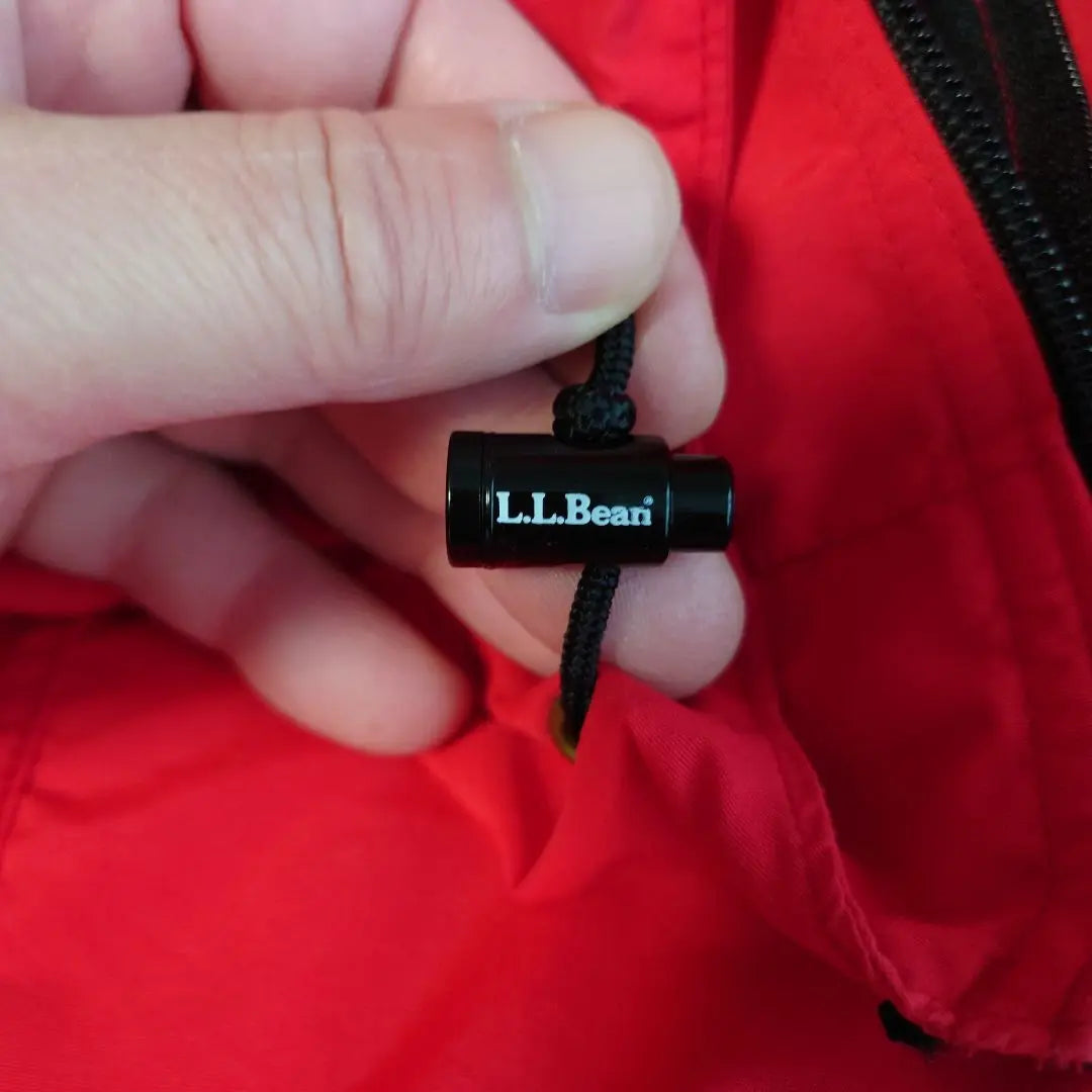 LLBean 90s USA hizo parka anorak de nailon