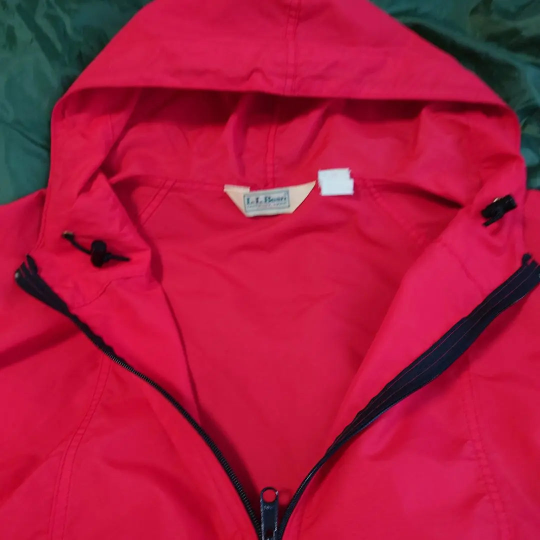 LLBean 90s USA hizo parka anorak de nailon