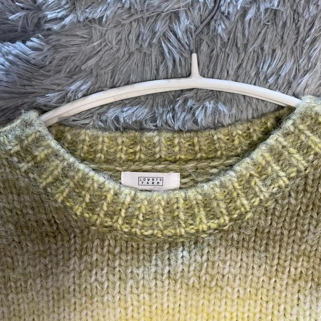 ✨Good condition✨ LOWRYS FARM Gradient knit Yellow L