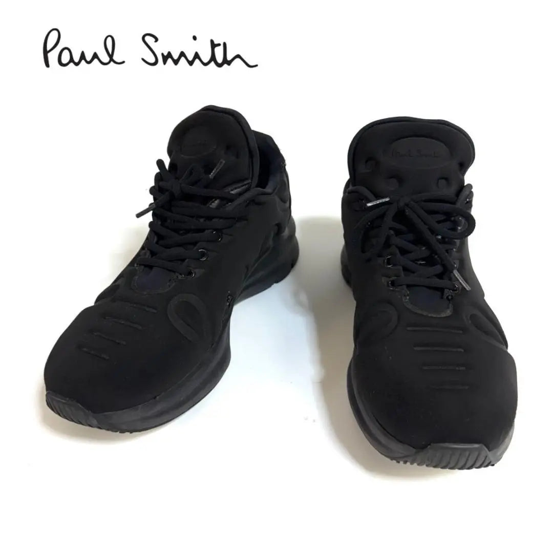 [Good condition] Paul Smith sneakers, thick sole, black, size 7, made in Portugal