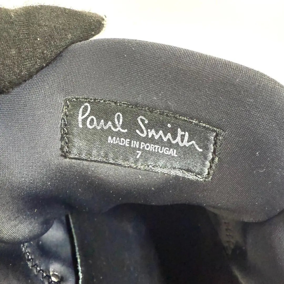 [Good condition] Paul Smith sneakers, thick sole, black, size 7, made in Portugal