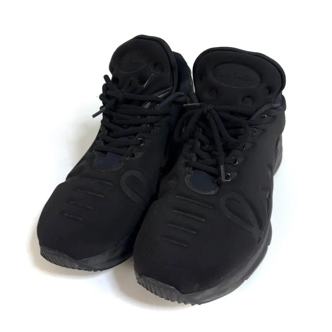 [Good condition] Paul Smith sneakers, thick sole, black, size 7, made in Portugal