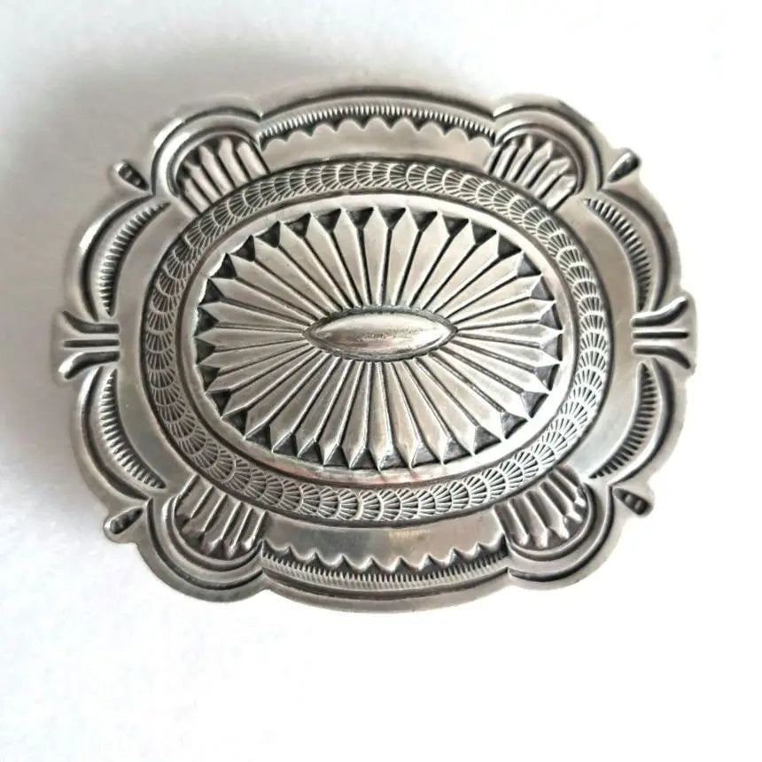 Indian Jewelry STERLING Buckle CARSON B 925