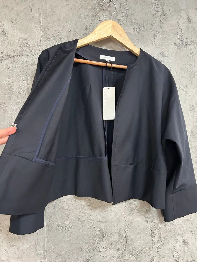 ☆Tag included☆ LESTERA Dolman No Collar Short Jacket L