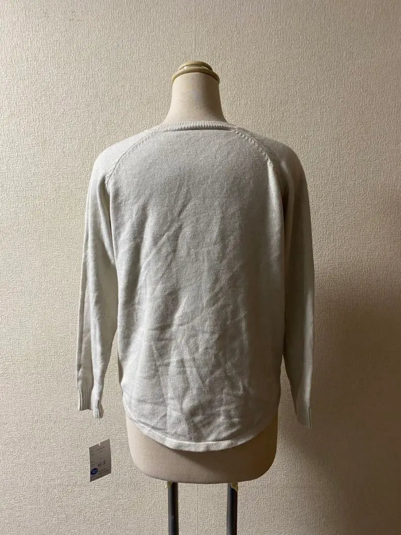 [New and unused] GRAND BLUE Women's Knit Sweater White Star Pattern