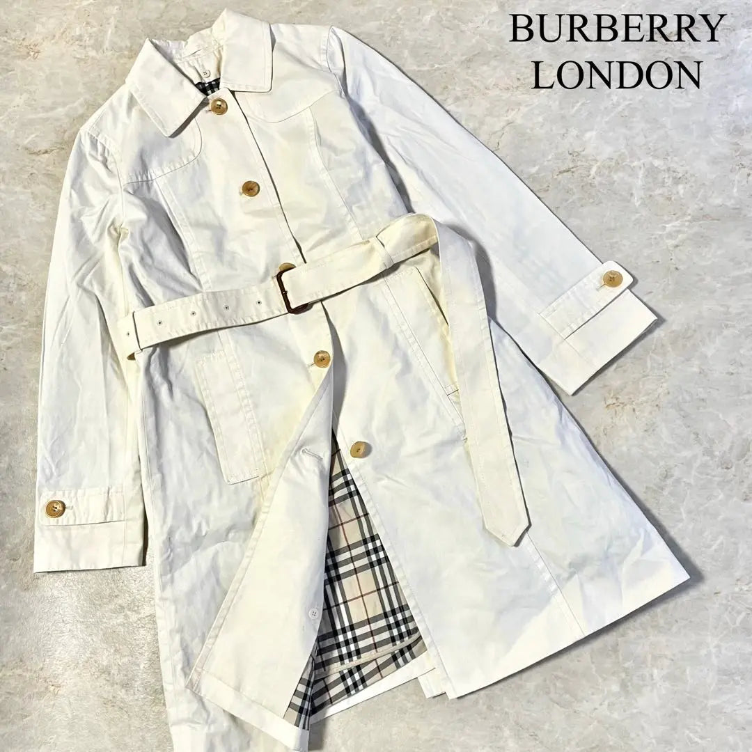 BURBERRY LONDON Padded Liner, Check Back, Belt, Trench Coat