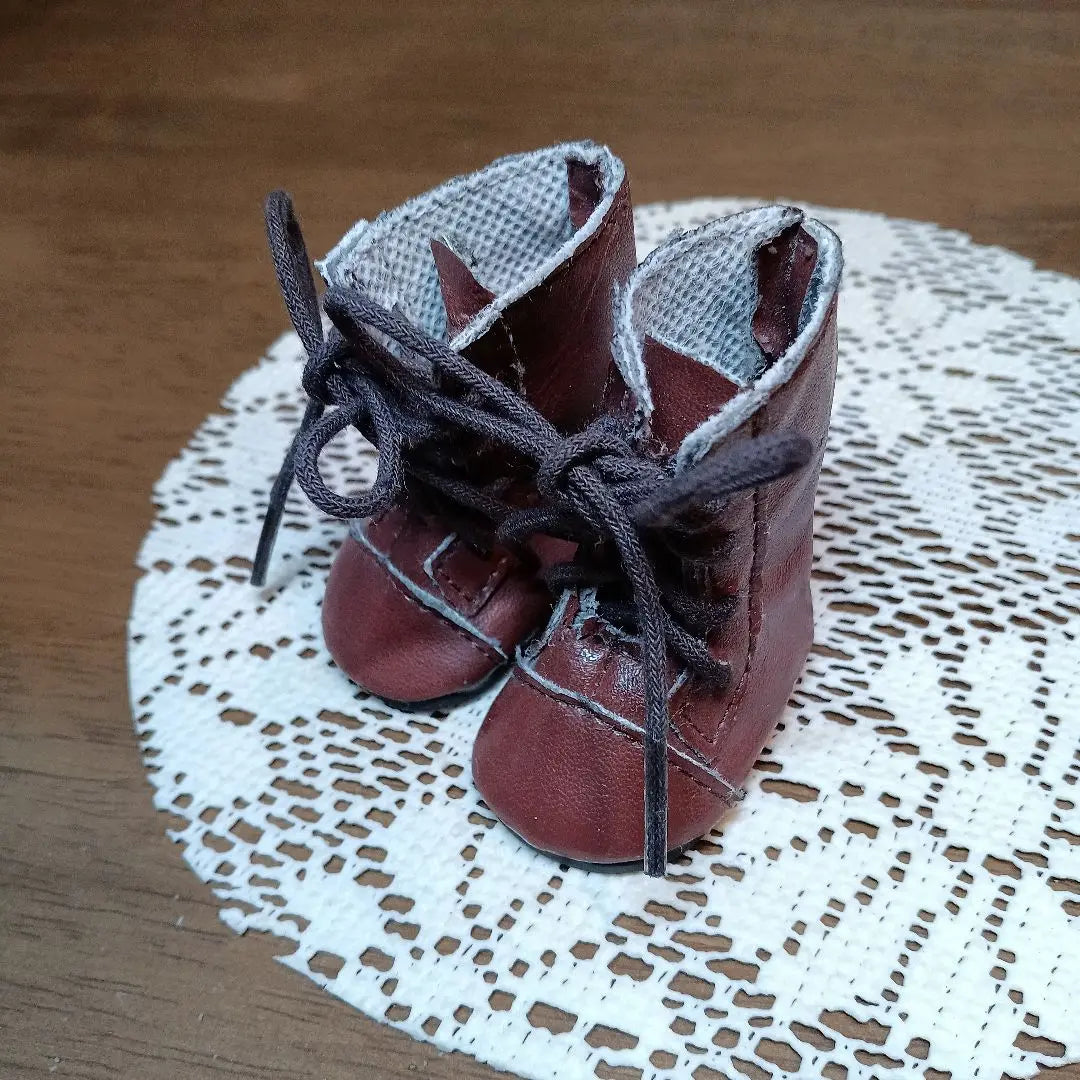 ☆Miniature boots Ichimatsu doll shoes Antique doll shoes