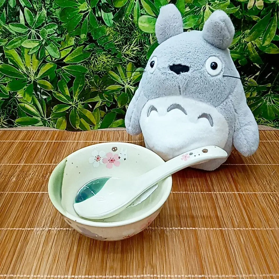 Venta al por mayor Mi vecino Totoro Cuenco de té Renge Antiguo Retro Patrón floral Cerámica Japonesa