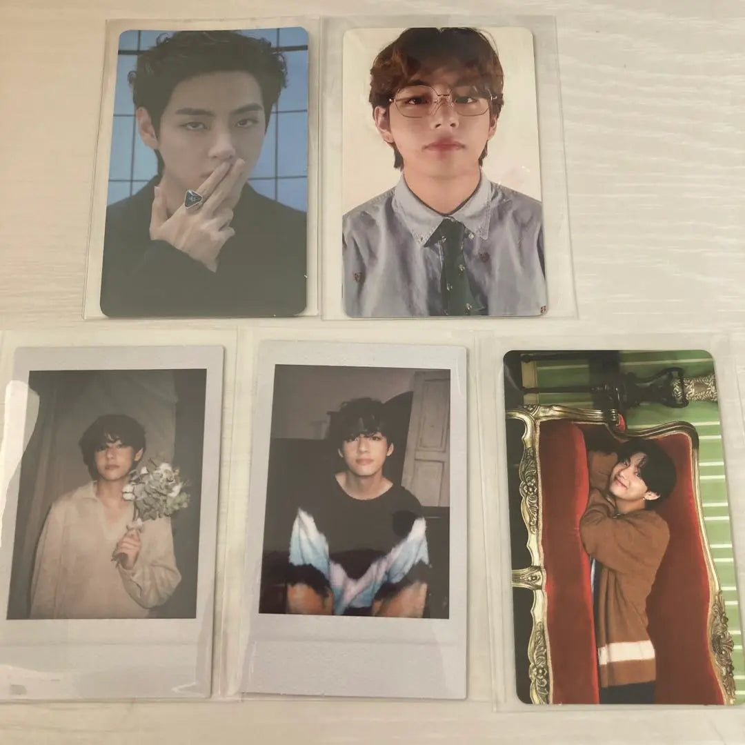 bts taehyung trading card