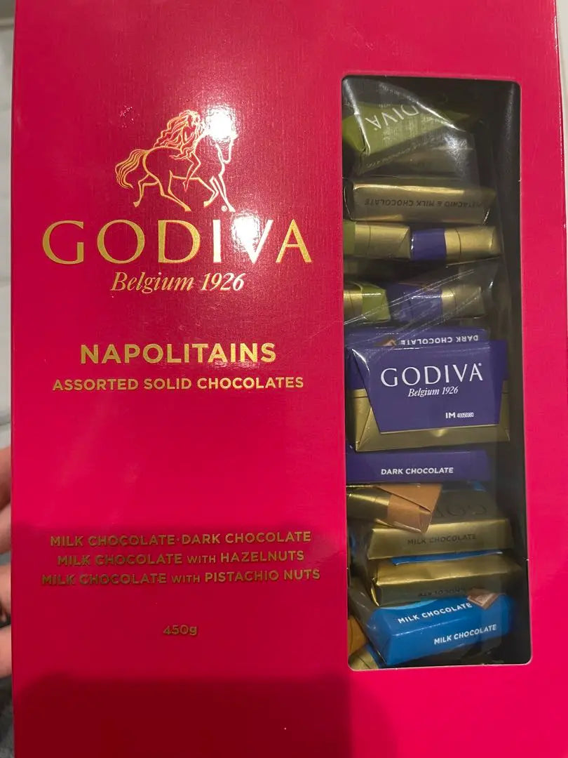 GODIVA NAPOLITANAS Chocolate Surtido 450g