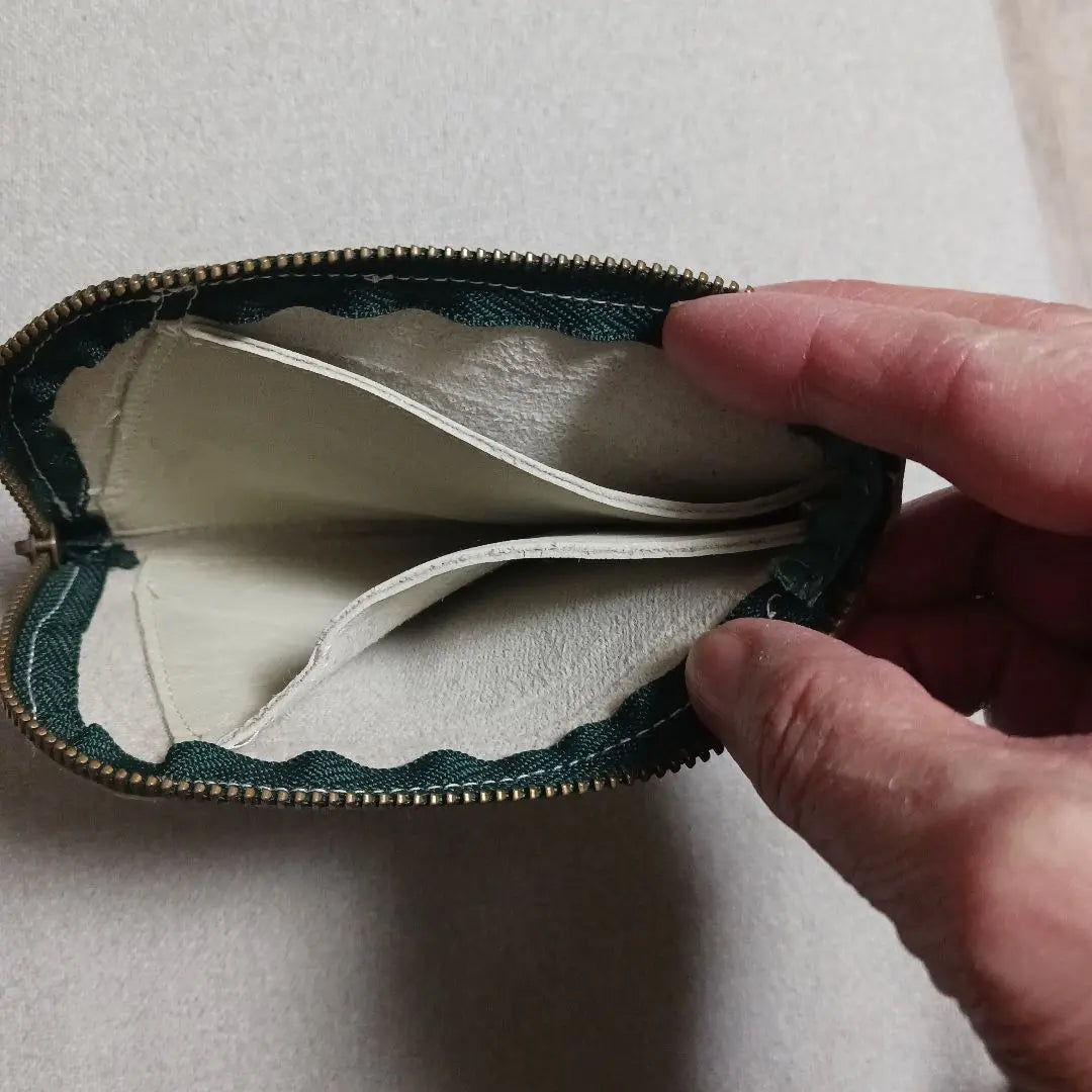 Handmade Light Green Coin Case