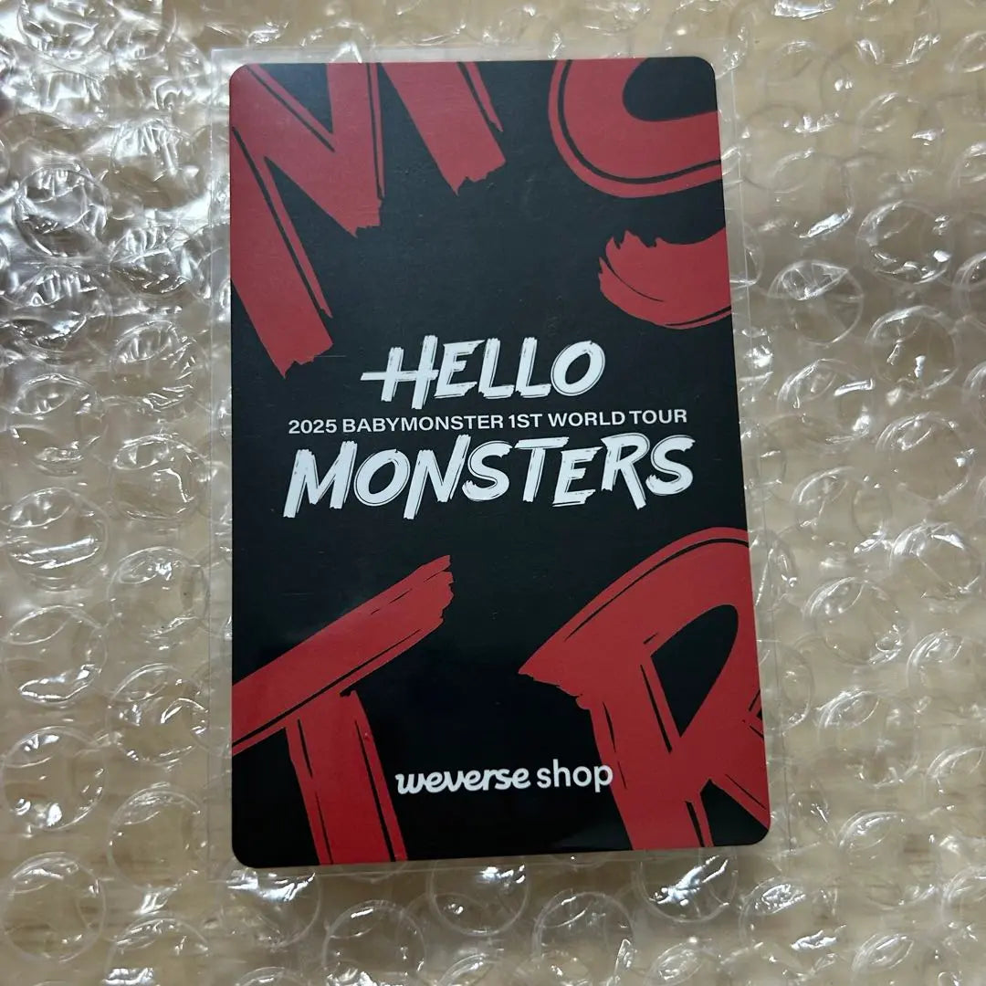 《BABYMONSTER》 Tarjeta coleccionable Soulcon Rakidoro Chikita