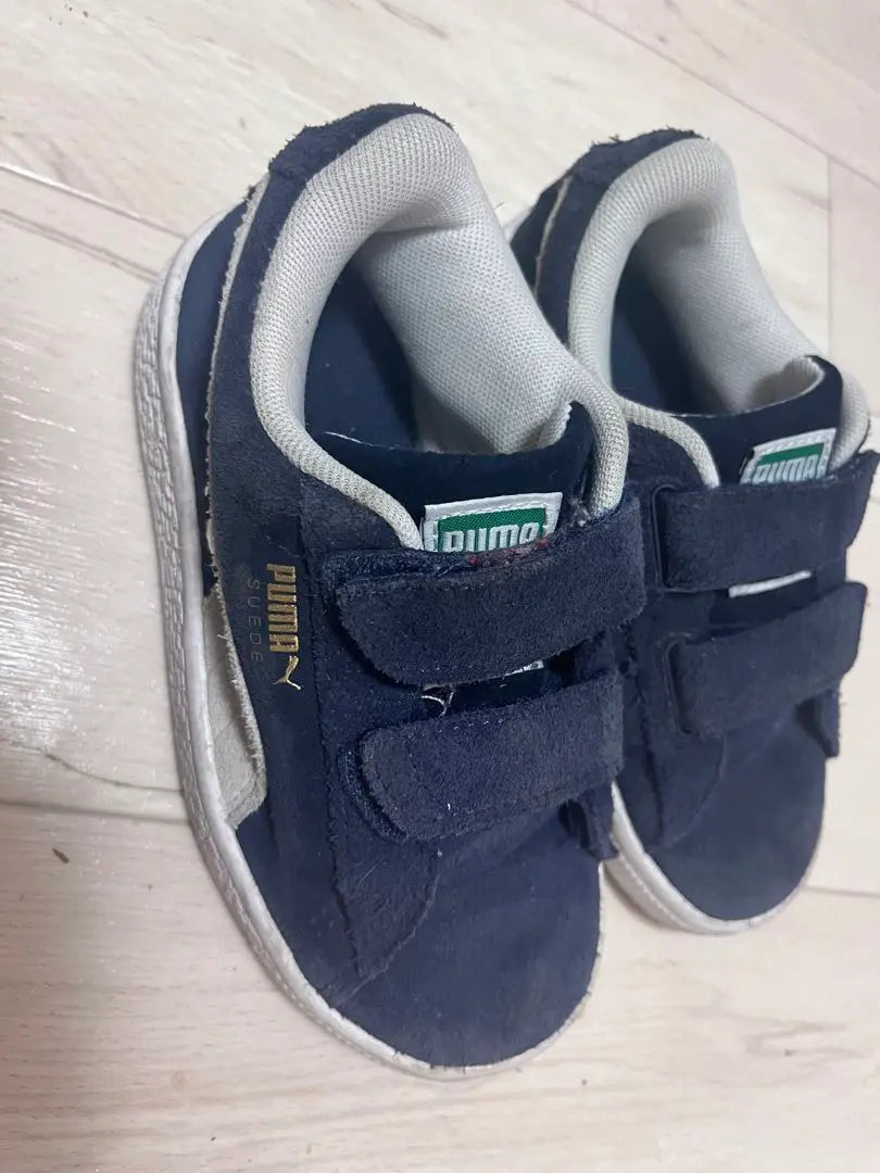 PUMA Navy Suede Classic 17cm