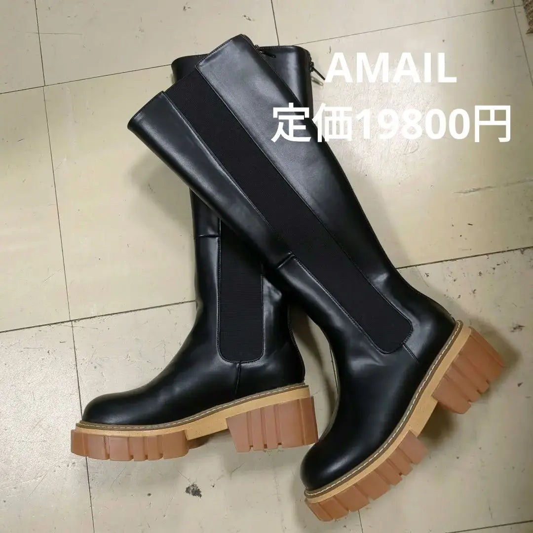 AMAIL boots, regular price: 19,800 yen, women's M