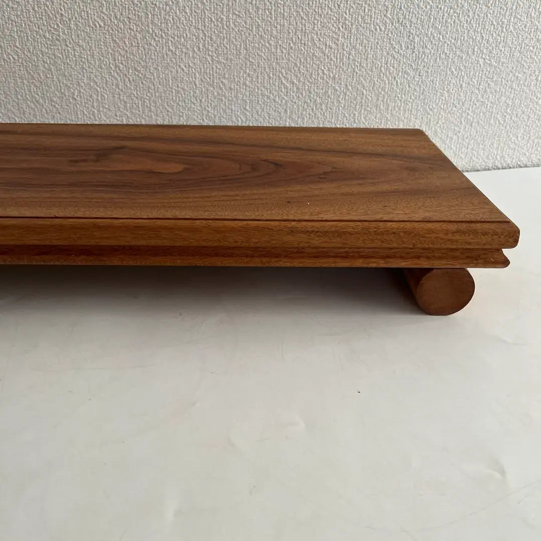 ★Utensilios de madera para la ceremonia del té, soportes de pie redondos, estantes, artesanías, arreglos florales, flores frescas, habitación de estilo japonés, estilo japonés, soportes para flores, soportes antiguos