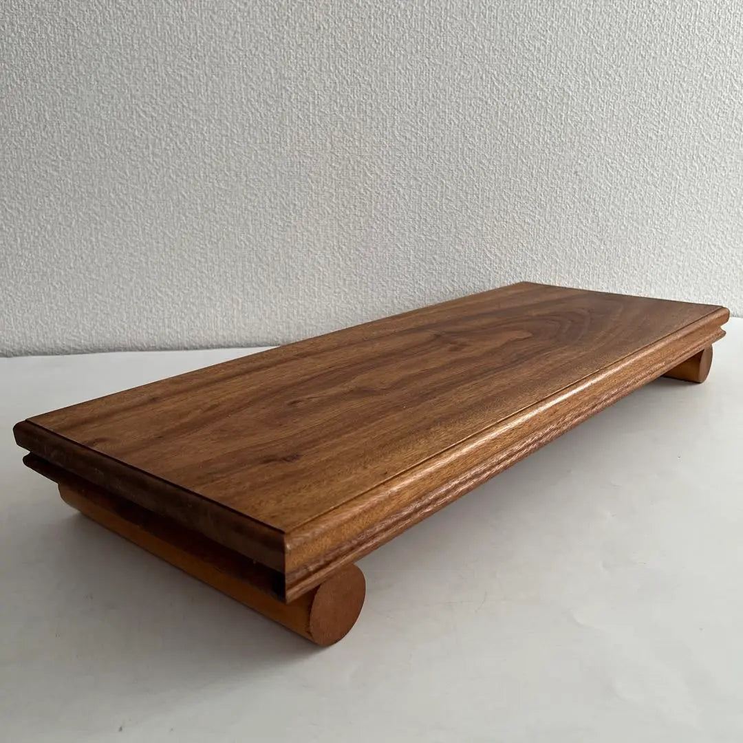 ★Utensilios de madera para la ceremonia del té, soportes de pie redondos, estantes, artesanías, arreglos florales, flores frescas, habitación de estilo japonés, estilo japonés, soportes para flores, soportes antiguos